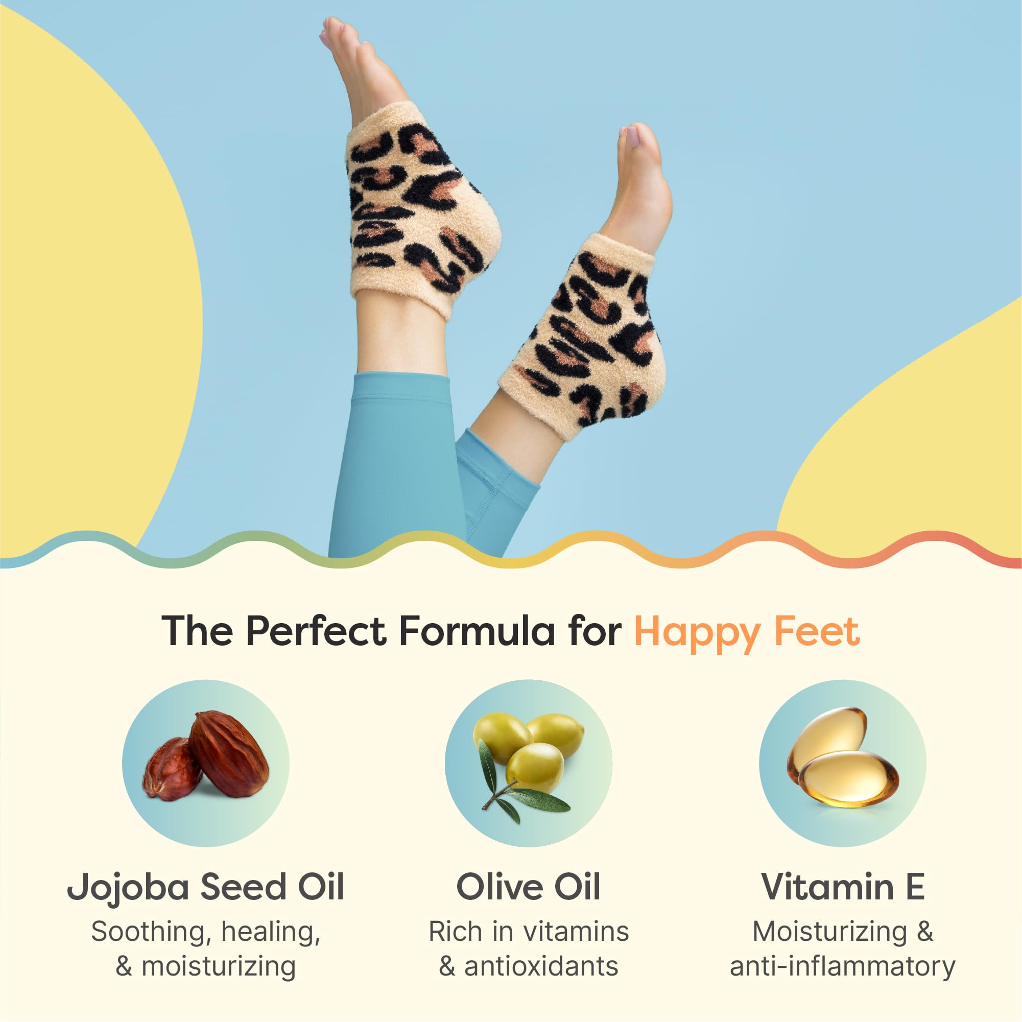 Amazon.com : ZenToes Moisturizing Socks for Cracked Heel Treatment